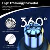 DOMAL Nose Hair Trimmer for Men & Women with Digital Display, 3-Speed Smart Touch Lock Panel, Stainless Steel 4-Blade, Painless Hair Removal, 10000RPM Motor, Waterproof, Fast Charging view 3