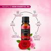 Aerra Floral Duo Rose & Jasmine Essential Oil Combo (2 x 15ml) Pure Aroma Oils for Diffuser, Puja, DIY Vegan view 2