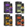Aerra Vibrant Quartet  Lavender, Lemongrass, Orange, Sandalwood Essential Oil Combo (4 x 15ml)  Aroma Oils for Puja, Diffuser view 1