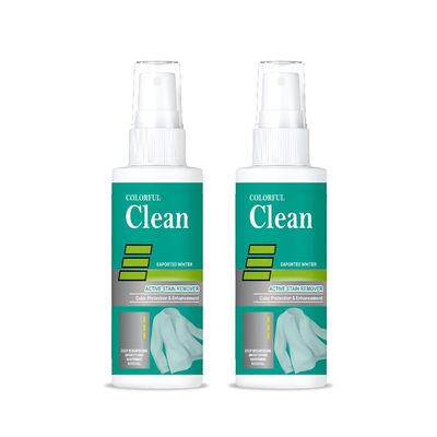 Powerful Color Bleach Laundry Detergent (Pack of 2 | 100ml Each), Oxygen Cleaning Solution, Concentrated Multipurpose Laundry Detergent