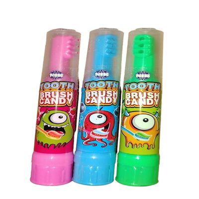 ASFOODS Tooth Brush Candy | Jelly Tasty Candy | Strawberry, Blueberry & Apple | 6g*40pcs