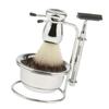 BNFMens Beard Shaving Grooming Kit, Brush, Safety Straight Razors, Alloy Bowl and Stand Base|Health & Beauty | Shaving & Hair Removal |1x Deluxe Shaving Stand + Brush + Razor + Bowl view 3