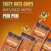 Snaaqz Supergrain Chips Combo 600g | Beetroot Masala, Peri Peri Oat, Ragi Cream & Onion & Ragi Masala | Pack of 4 | High Protein | Baked & Crunchy | Vegan | Low-Calorie | Healthy Snacks for Adults & Kids view 4