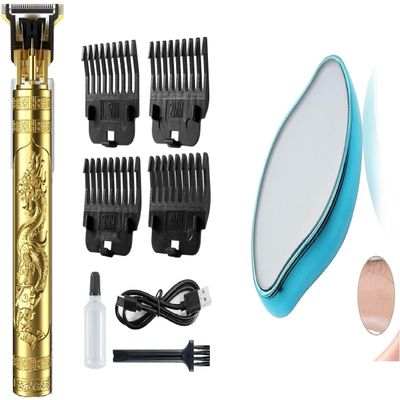 Crystal Hair Remover For Women And Men,Stone Smooth Skin Crystal Painless Hair Removal Stone Trimmer For Beard,Hairs,Moustache & Face,Electric T Blade Zero Gapped Shaving Machine Men's Grooming