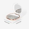BOGOTA White Retainer Case with Mirror & Removal Tool - Portable Magnetic Switch Aligner Case - Slim Night Mouth Guard Denture Box - Teeth Retainer view 2