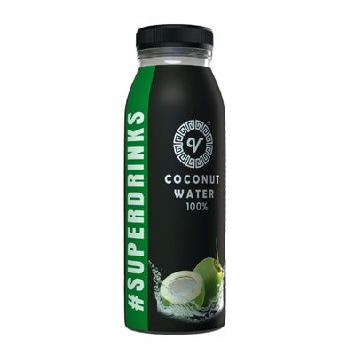 SUPERDRINKS Coconut Water 200ml | From fresh Tender Coconut | No Added Sugar, Not from Concentrate | Hydrating Coconut Water | (Pack of 4)