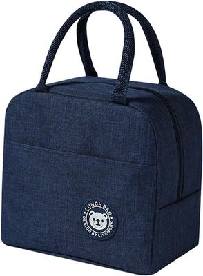 K BUYZ Lunch Bag, Portable Cooler Bags, Reusable Insulated Lunch Bag Cooler Tote Box with Front Pocket Zipper Closure for Woman Man Work Picnic Or Travel (MALTICOLOR)