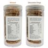 Ami Naturals Almond & Chocolate Chip Millets & Oats Cookies  2-Box Pack | Handmade Healthy Cookies | No Maida, No Added Sugar, No Palm Oil | Nutritious Snack (200 gm each) view 2