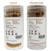 Ami Naturals Almond & Chocolate Chip Millets & Oats Cookies  2-Box Pack | Handmade Healthy Cookies | No Maida, No Added Sugar, No Palm Oil | Nutritious Snack (200 gm each) view 3