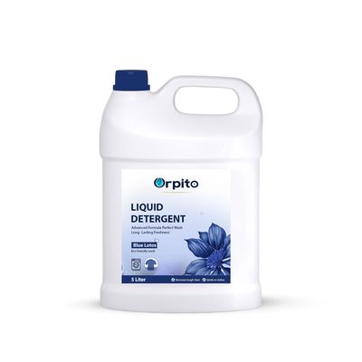 Orpito Blue Lotus Liquid Detergent 5L | Advanced Deep Clean Formula | Long-Lasting Freshness | Fabric-Safe, Machine-Safe & Color Protection Laundry Liquid