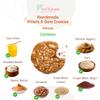 Ami Naturals Almond Millet & Oats Cookies | Handmade Healthy Cookies | No Maida, No Added Sugar, No Palm Oil | Protein-Rich Snack | 200g view 4