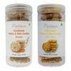 Ami Naturals Almond & Sattu Oats Millets & Oats Cookies  2-Box Pack | Handmade Healthy Cookies | No Maida, No Added Sugar, No Palm Oil | Nutty & Protein Snack (200 gm Each) view 1
