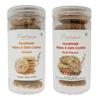 Ami Naturals Almond & Multi-Flavour Millets & Oats Cookies  2-Box Pack | Handmade Healthy Cookies | No Maida, No Added Sugar, No Palm Oil | Nutritious Snack (200 gm Each) view 1