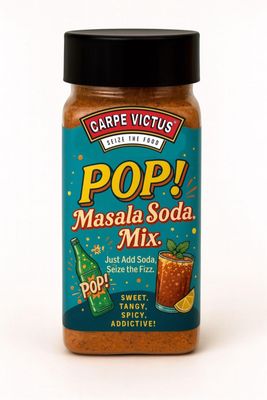 Carpe Victus Masala Soda Mix | Desi Lemon Jeera Masala for Fizzy Drinks | Sweet, Tangy, Spicy Jaljeera Style | No Preservatives | Net Wt 100g