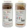 Ami Naturals Chocolate Chip & Sattu Oats Millets & Oats Cookies  2-Box Pack | Handmade Healthy Cookies | No Maida, No Added Sugar, No Palm Oil | Protein Snack (200 gm Each) view 3
