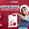 Orpito Rose Liquid Detergent 5L | Long-Lasting Floral Freshness | Tough Stain Removal | Gentle on Clothes | Front & Top Load | Premium Fabric Care | Eco-Friendly Wash view 4
