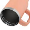 1200ML Stainless Steel Tumbler with Handle, Lid & Steel Straws  Leak-Proof Travel Mug for Hot and Cold Drinks  Fits Car Cupholders, Gym, Travelling view 4