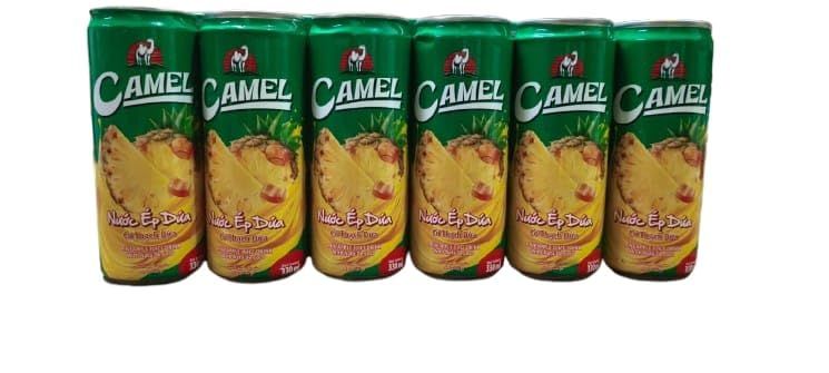 Camel Pineapple Juice Drink, Pack of 6 Cans