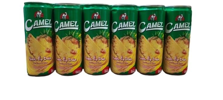 Camel Pineapple Juice Drink, Pack of 6 Cans