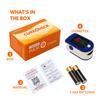 CURECHECK SO611 Pulse Oximeter Fingertip, Blood Oxygen Saturation Monitor Fingertip, SpO2 Fingertip Monitor view 2