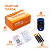 CURECHECK SO711 Pulse Oximeter Fingertip, Blood Oxygen Saturation Monitor Fingertip, SpO2 Fingertip Monitor view 2