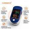 CURECHECK SO711 Pulse Oximeter Fingertip, Blood Oxygen Saturation Monitor Fingertip, SpO2 Fingertip Monitor view 4
