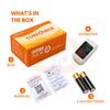 CURECHECK SO811 Pulse Oximeter Fingertip, Blood Oxygen Saturation Monitor Fingertip, SpO2 Fingertip Monitor view 2
