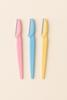Deborganic Face Razor Set of 3 | Reusable Stainless Steel Face Razor for Women | Gentle Hair Removal for Facial & Bikini Area view 2