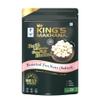 BIG SIZE King's Makhana - Premium Roasted Foxnuts (Salted) | Big Size Makhana | Healthy & Crunchy Snack | Resealable Zip-Lock Pack for Freshness | 60g view 1