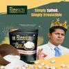 BIG SIZE King's Makhana - Premium Roasted Foxnuts (Salted) | Big Size Makhana | Healthy & Crunchy Snack | Resealable Zip-Lock Pack for Freshness | 60g view 3