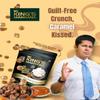 BIG SIZE King's Makhana - Premium Roasted Foxnuts (Caramel) | Big Size Makhana | Healthy & Crunchy Snack | Resealable Zip-Lock Pack for Freshness | 60g view 3