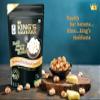 BIG SIZE King's Makhana - Premium Roasted Foxnuts (Caramel) | Big Size Makhana | Healthy & Crunchy Snack | Resealable Zip-Lock Pack for Freshness | 60g view 4