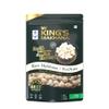 BIG SIZE King's Makhana - Premium Roasted Foxnuts (Raw Makhana) | Big Size Makhana | Healthy & Crunchy Snack | Resealable Zip-Lock Pack for Freshness | 100g view 3