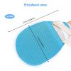 2 PCS Restraint Gloves Hand, Hand Gloves for Patient Care Washable Breathable Mitts Double Mesh With Board and Zipper Design Prevent Finger Harm(Blue) view 2