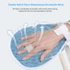 2 PCS Restraint Gloves Hand, Hand Gloves for Patient Care Washable Breathable Mitts Double Mesh With Board and Zipper Design Prevent Finger Harm(Blue) view 3