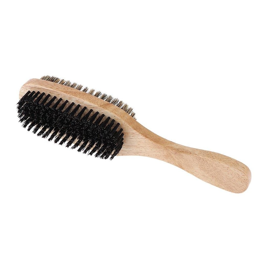 BNF2-Side Men Boar Hair Bristle Beard Mustache Brush with Wood Handle 3 Size A|Health & Beauty | Hair Care & Styling | Brushes & Combs|1x Beard Brush