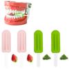 4 Teeth Aligners for Straightening Teeth, Orthodontic Chewies for Aligner Fit, Soft Silicone Aligner Chewies for Front Teeth and Gap Correction, Pink and Light Green view 1