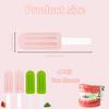 4 Teeth Aligners for Straightening Teeth, Orthodontic Chewies for Aligner Fit, Soft Silicone Aligner Chewies for Front Teeth and Gap Correction, Pink and Light Green view 2