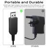 Tobfit USB A Charger Compatible with Wahl Colour Pro 9649 Cordless Clipper, Ancable 3.5V Charger for Wahl Trimmer Colour Pro 9649 Cordless Clipper Shaver Power Supply Trimmer with Brush (Black) view 3