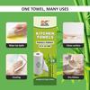 DC Enterprises Reusable Kitchen Towel Roll  25 Bamboo Sheets | 8000 Times Washable | Soft, Highly Absorbent & Eco-Friendly | Alternative to Paper Towels, Dishcloths & Kitchen Tissue for Home Cleaning view 2