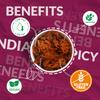 Avarya Crispy Lotus Root Chips | Savory & Wholesome Vegan Snack | Low Oil | Healthy Chips Alternative - 100g Pack (100 GMS, Indian Spicy) view 4