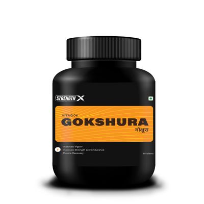 Strengthx Gokshura Tablets 500Mg 60 Count Sourced From Tribulus Terrestris Rich In Flavonoids Protodioscin Natural Wellness Urinary Health Cardiovascular Balance