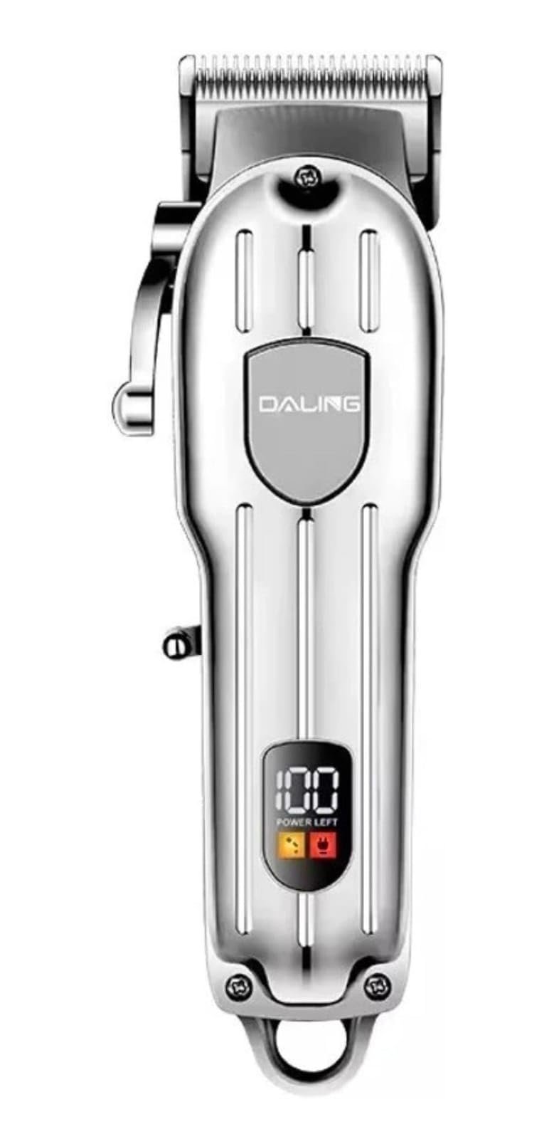 DALING DL-1661 Professional Hair Clipper with LED Display, Silver