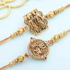FlowerAura Premium Handcrafted Set of 2 Shri Ram Divine Rakhi With Pack of 8 Choco Balls Include Roli Chawal Set - Rakhi Gift Hamper For Brother, Bhai, Kids, Bhaiya, Cousins view 3