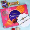 FlowerAura Premium Handcrafted Set of 2 Peacock Rakhi With Chocolate Box Include Roli Chawal Set - Rakhi Gift Hamper For Brother, Bhai, Kids, Bhaiya, Cousins view 1