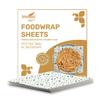 Imvelo Food Wrapping Paper Sheets  Set of 100 PreCut Sheets | 11 x 11 Inch | FoodSafe Butter Paper Sheets, NonStick & GreaseResistant | Food wrap for Roti, Sandwich, Paratha & Snack Packing view 1