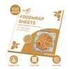 Imvelo Food Wrapping Paper Sheets  Set of 100 PreCut Sheets | 11 x 11 Inch | FoodSafe Butter Paper Sheets, NonStick & GreaseResistant | Food wrap for Roti, Sandwich, Paratha & Snack Packing view 3