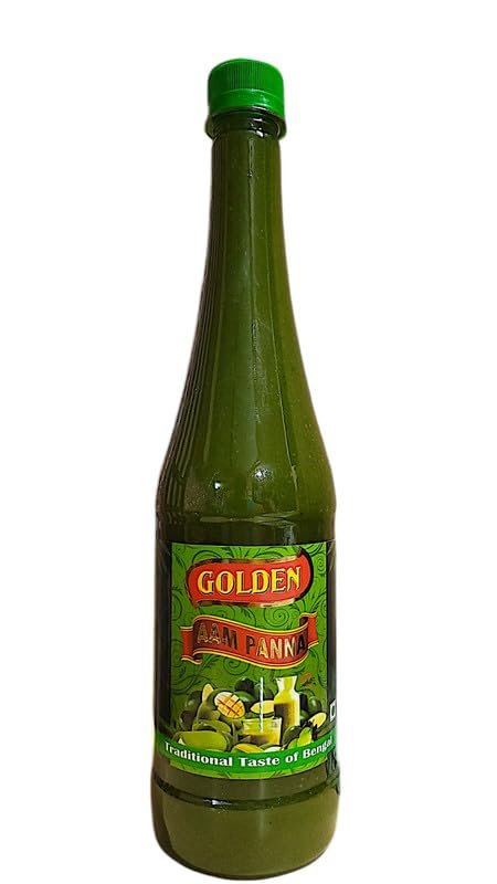 Golden Aam Panna & Pineapple Squash Combo: Authentic Summer Coolers, Natural, Juicy Fruit Concentrate, Tasty Refreshment for Hot Days!|1300ml
