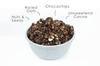 Hachi Mocha Hazelnut Granola - 250 Gm | Oats, Chocochips, Unsweetened Cocoa, Nuts & Seeds | Contains Fiber, Proteins & Healthy Fats | Gluten-Free & Vegan Friendly | No Preservative & No Sugar | view 3