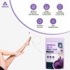 AKRIZA Painless Herbal Wax Powder for Hair Removal - 125g | For Women & Men | Quick & Easy Use on Hands, Legs, Underarms, Bikini & Intimate Areas | No Chemicals, No Irritation, All Skin Types (125 Gm, Lavender) view 4